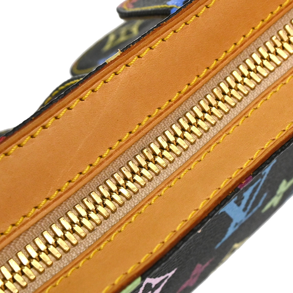 Louis Vuitton 2005 Black Multicolor Lodge PM Shoulder Bag M40054
