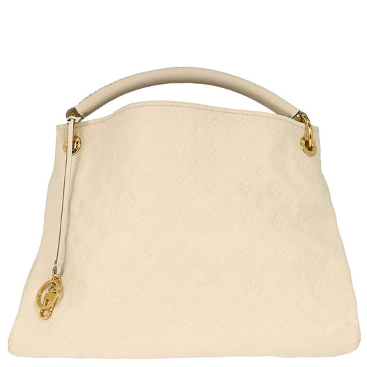 Louis Vuitton 2012 White Monogram Empreinte Artsy MM Handbag M93449