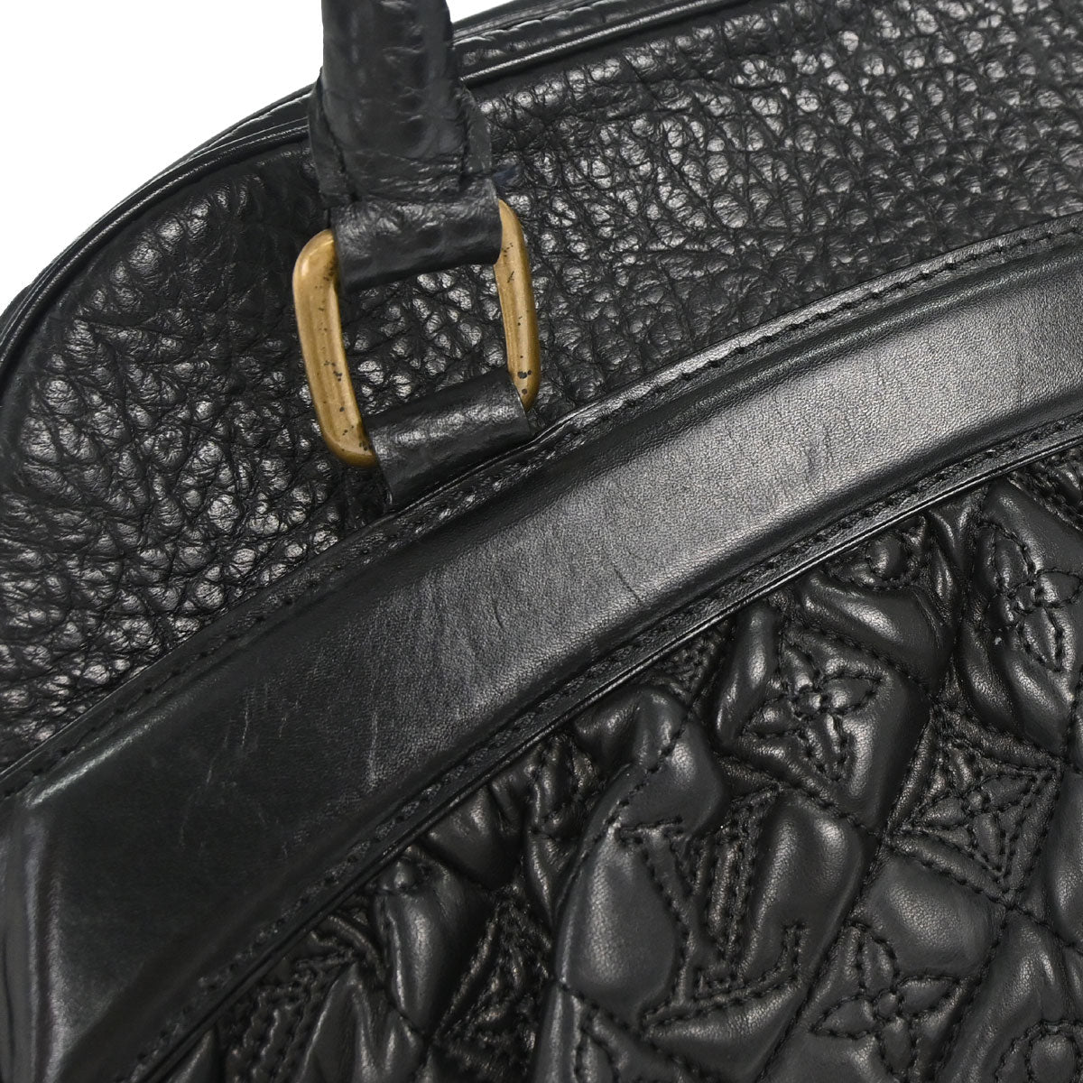 Louis Vuitton 2005 Black Monogram Vienna Mitzi Handbag M95101