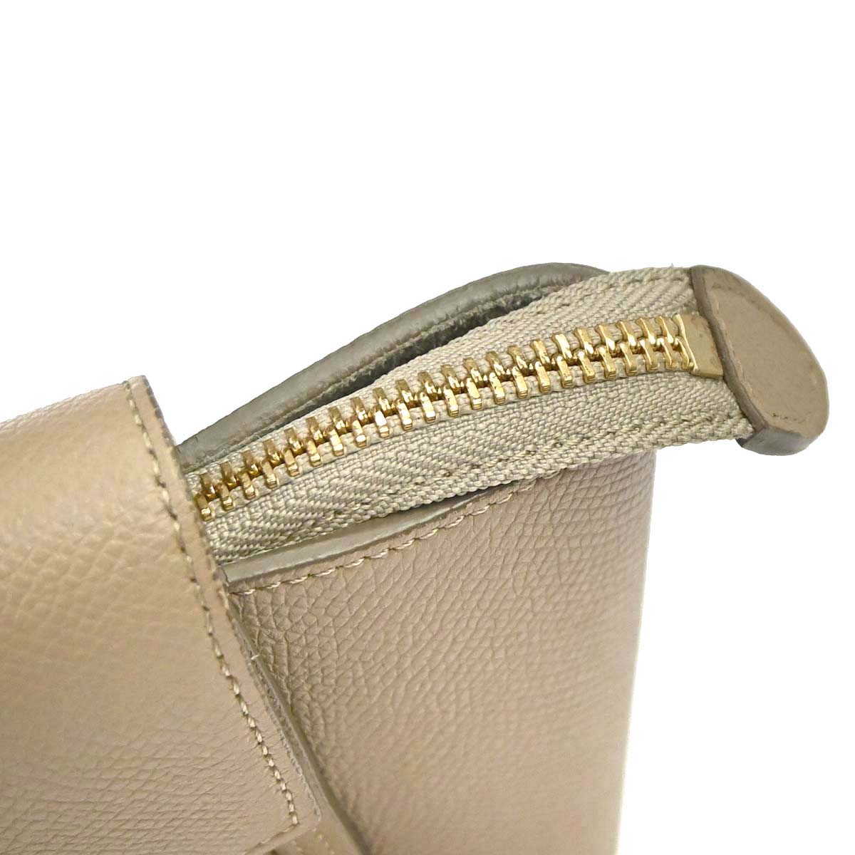 Celine Beige Leather Nano Belt Bag 2way Shoulder Handbag