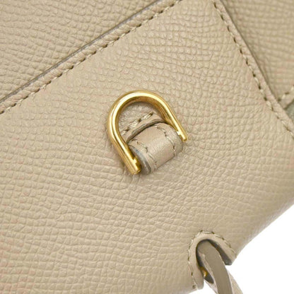 Celine Beige Leather Nano Belt Bag 2way Shoulder Handbag