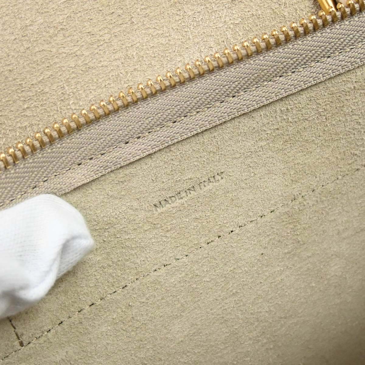 Celine Beige Leather Nano Belt Bag 2way Shoulder Handbag