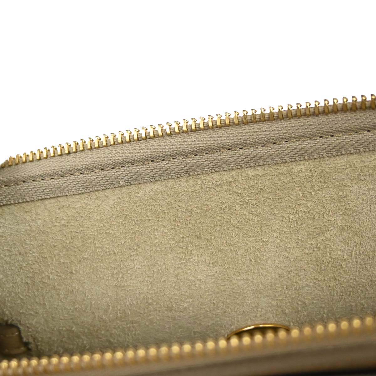 Celine Beige Leather Nano Belt Bag 2way Shoulder Handbag