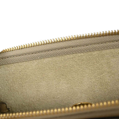Celine Beige Leather Nano Belt Bag 2way Shoulder Handbag