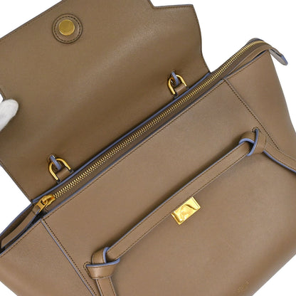 Celine Beige Belt Bag Mini 2way Shoulder Handbag