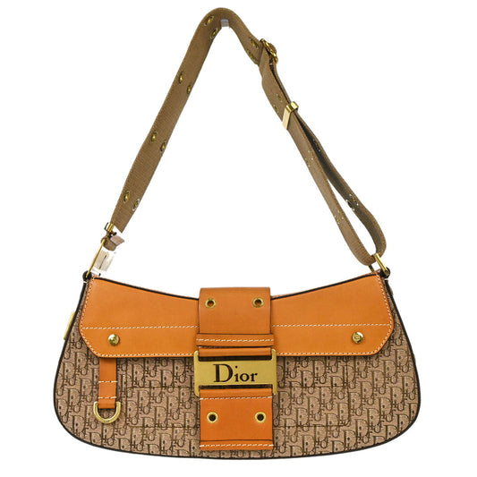 Christian Dior Brown Trotter Street Chic Columbus Shoulder Bag