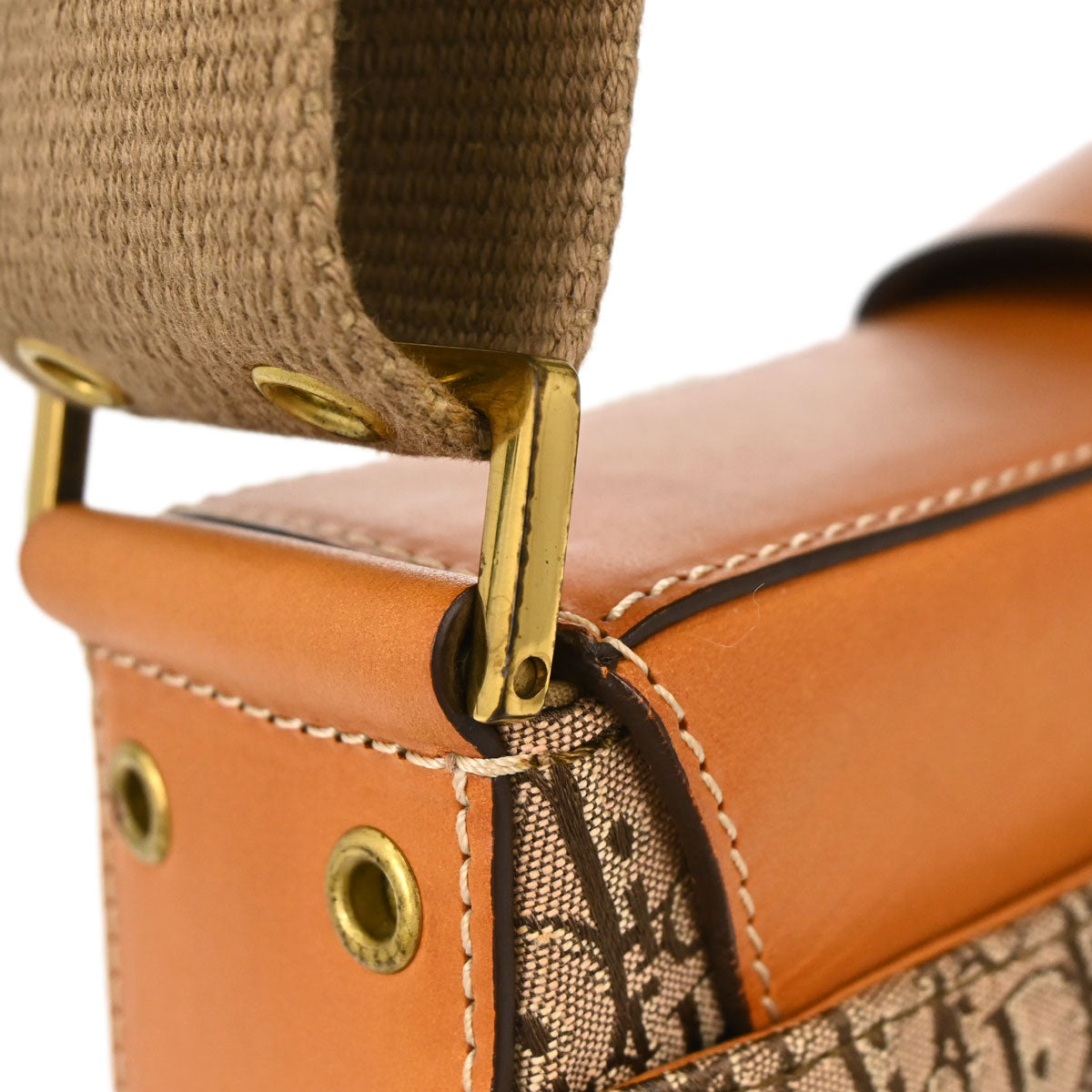 Christian Dior Brown Trotter Street Chic Columbus Shoulder Bag
