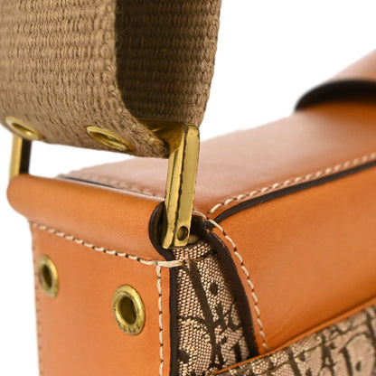 Christian Dior Brown Trotter Street Chic Columbus Shoulder Bag