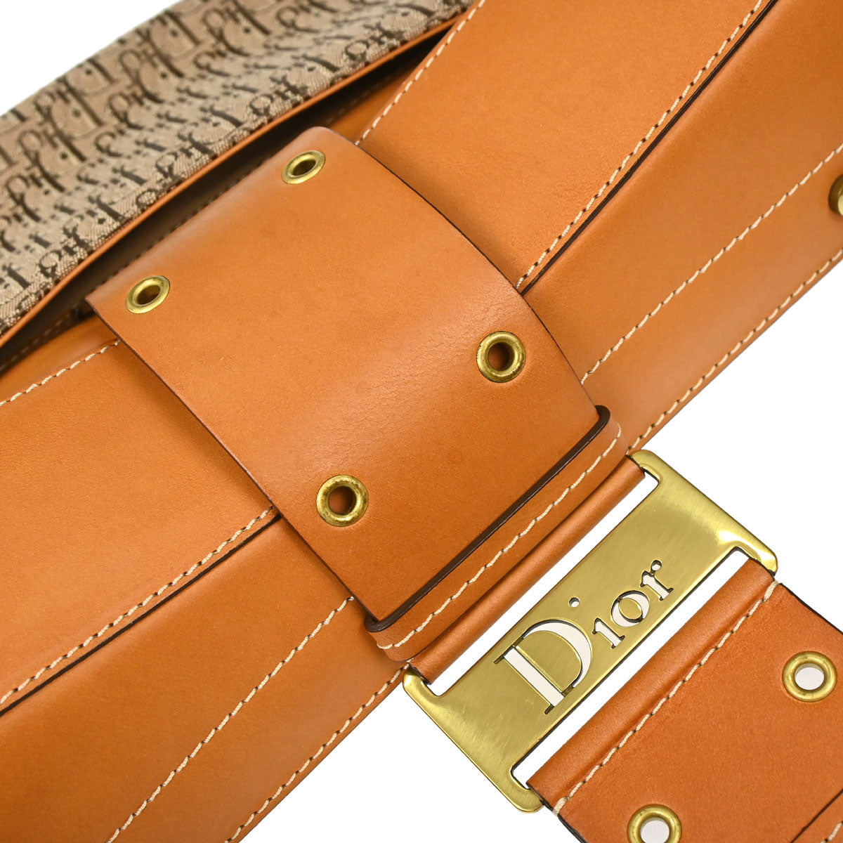 Christian Dior Brown Trotter Street Chic Columbus Shoulder Bag