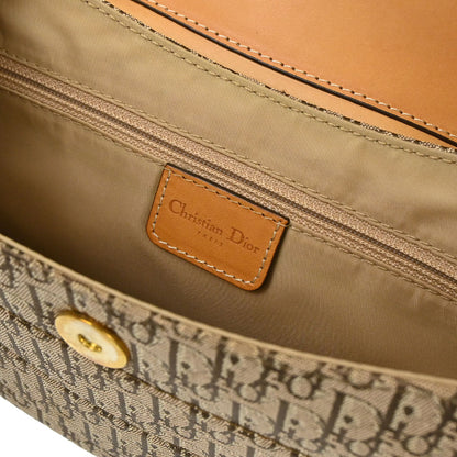 Christian Dior Brown Trotter Street Chic Columbus Shoulder Bag