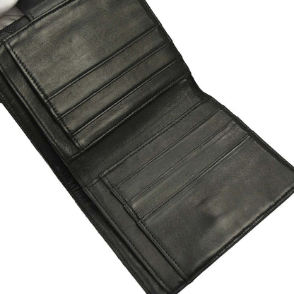 Chanel Black Lambskin Bicolore Bifold Wallet
