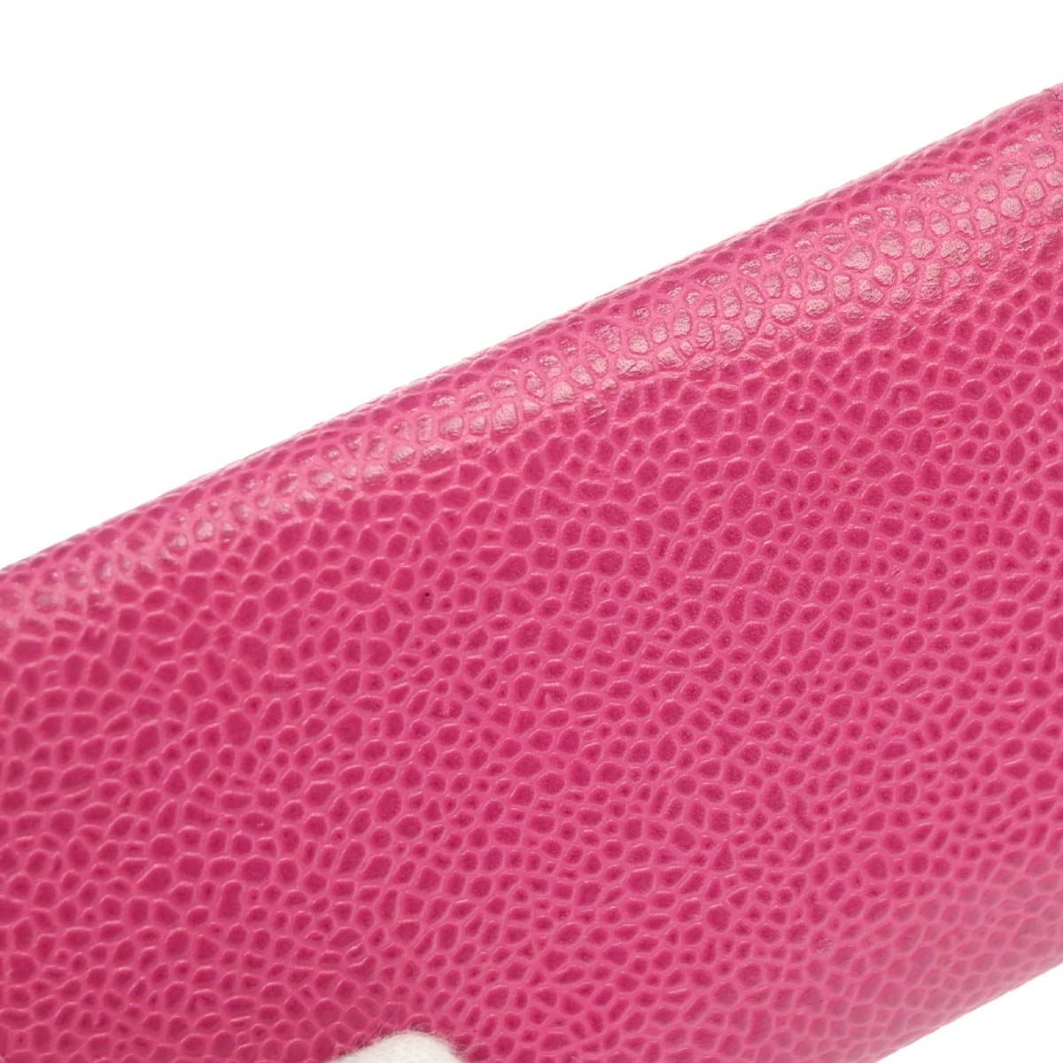 Chanel Pink Caviar Skin Six Hook Key Case Small Good