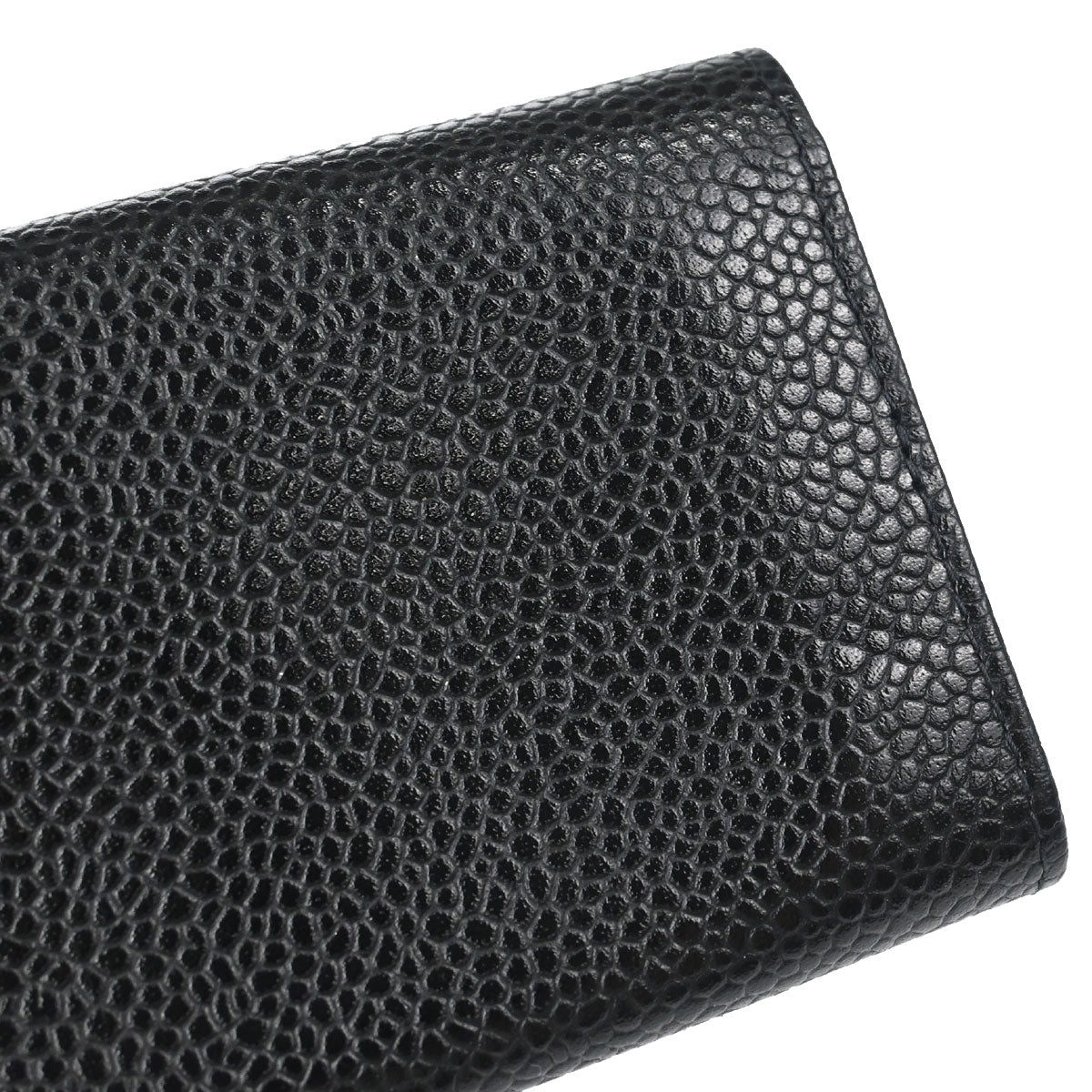 Chanel Key Case Black Caviar Skin Small Good