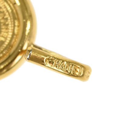 Chanel Chain Belt Medallion Gold Black 95A Small Good