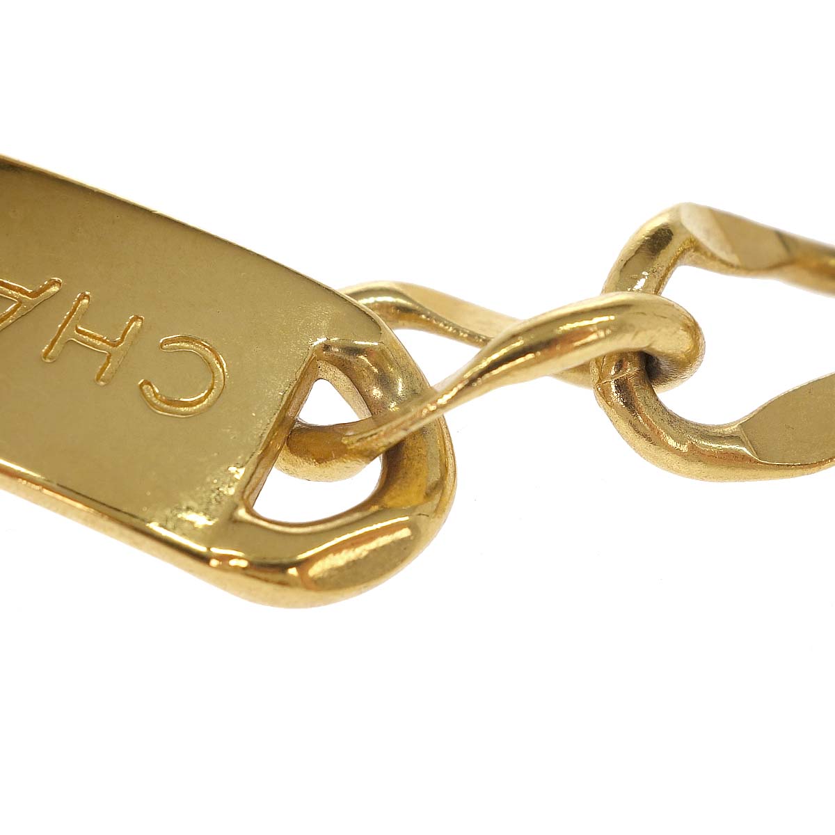 Chanel Chain Belt Medallion Gold Small Good