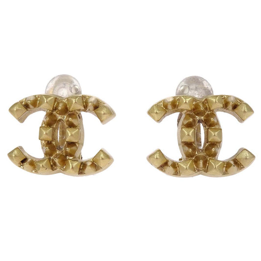 Chanel CC Clip-On Earrings Gold 03P