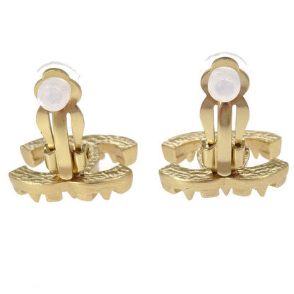 Chanel CC Clip-On Earrings Gold 03P