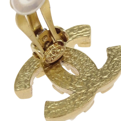 Chanel CC Clip-On Earrings Gold 03P