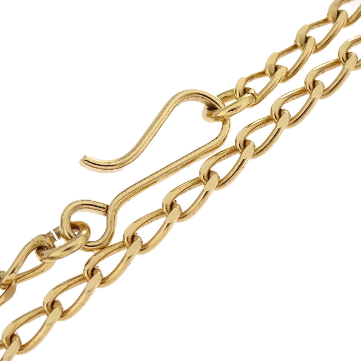 Chanel Gold Colorful CC Bow Motif Pendant Necklace 03S