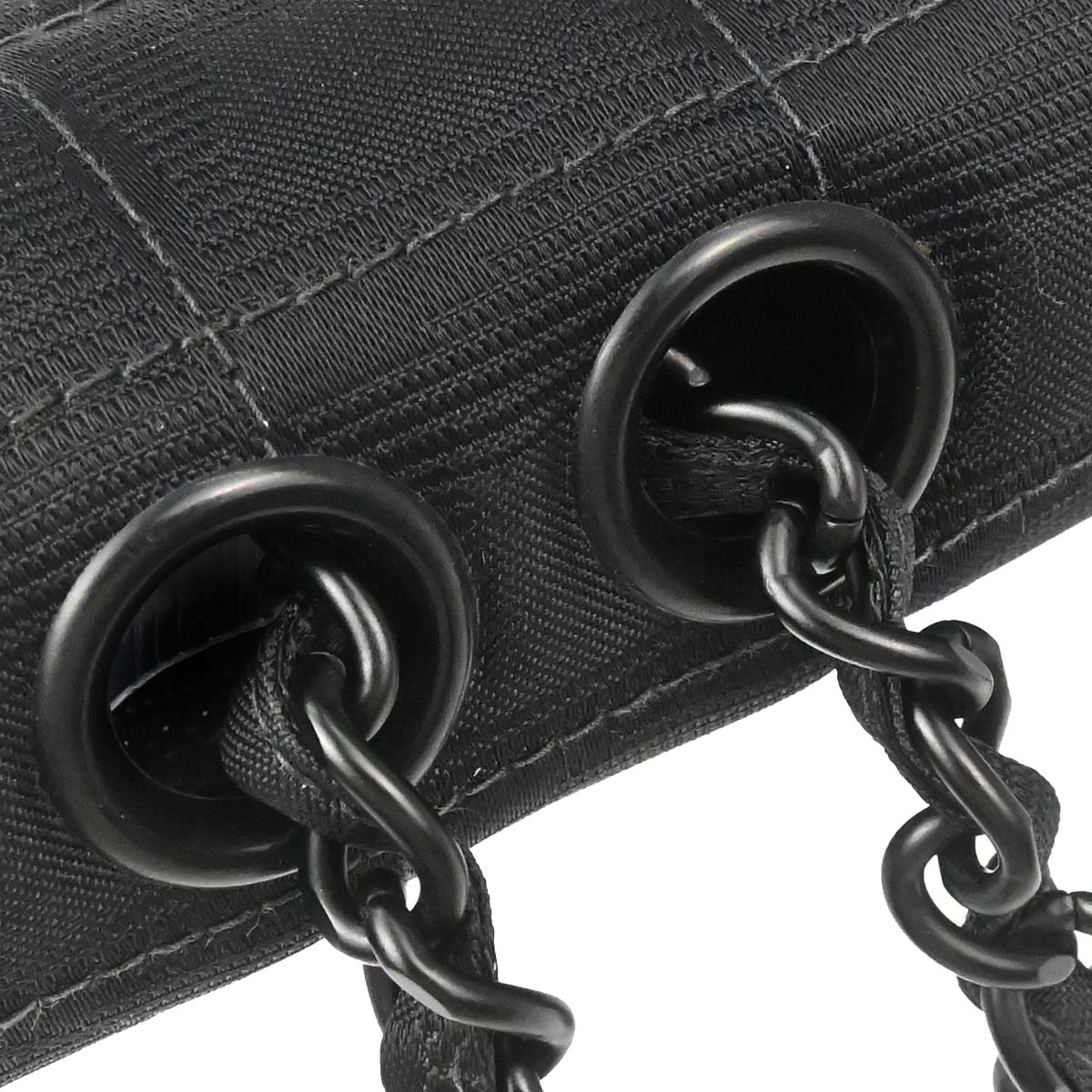 Chanel 2002-2003 Black Jacquard Nylon Travel Line Shoulder Bag