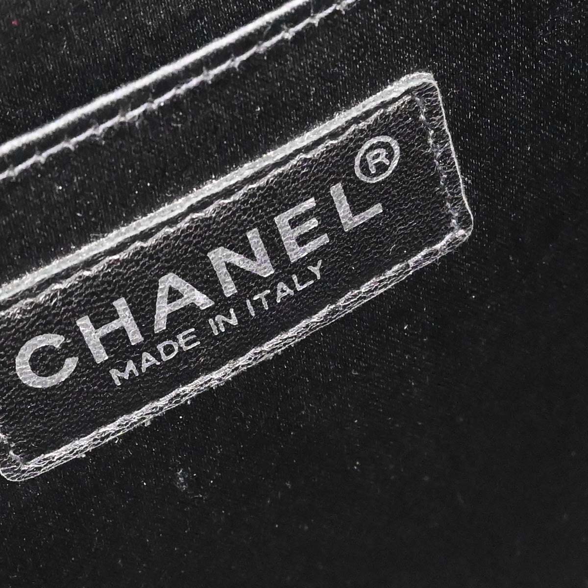 Chanel 2002-2003 Black Jacquard Nylon Travel Line Shoulder Bag