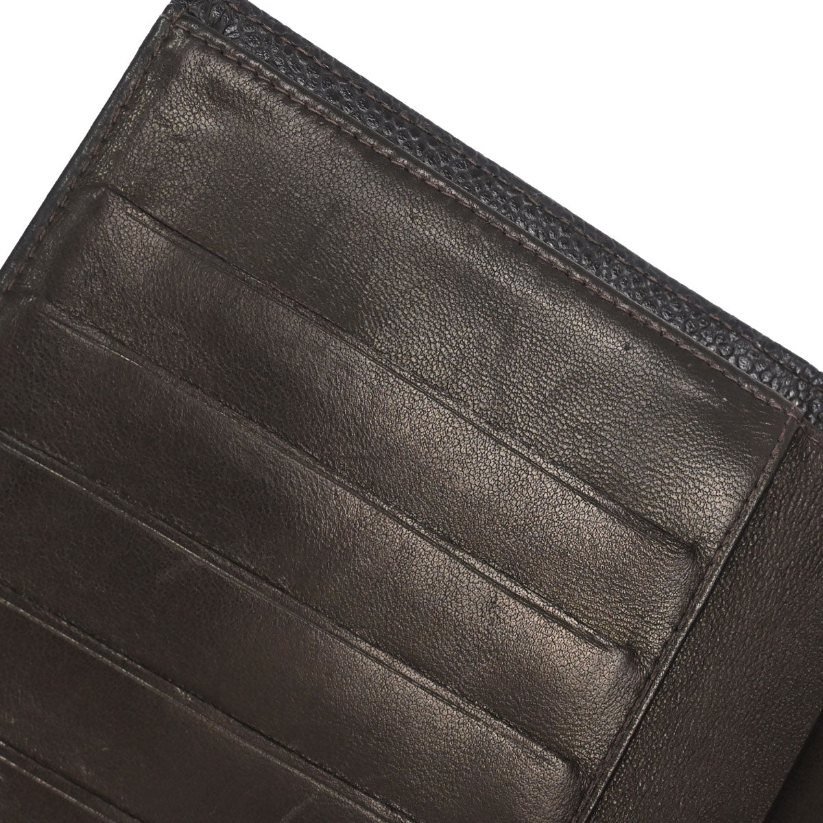 Chanel 2002-2003 Brown Caviar Skin Long Bifold Wallet Purse