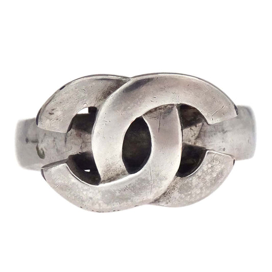 Chanel Ring CC Silver #53 01P