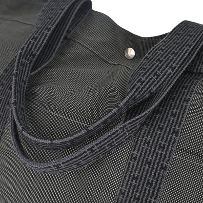 Hermes Gray Canvas Herline Tote TGM Handbag