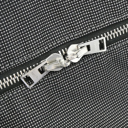 Hermes Gray Canvas Herline Tote TGM Handbag