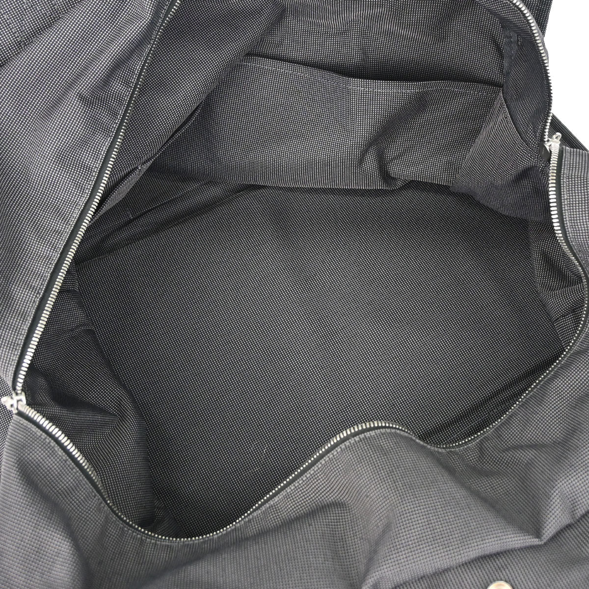Hermes Gray Canvas Herline Tote TGM Handbag