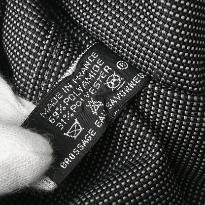 Hermes Gray Canvas Herline Tote TGM Handbag