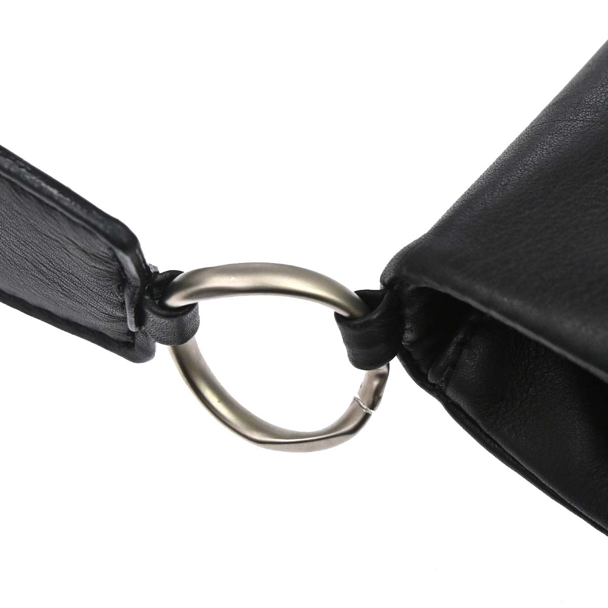 Chanel 2003-2004 Black Lambskin Choco Bar Mademoiselle Lock Handbag