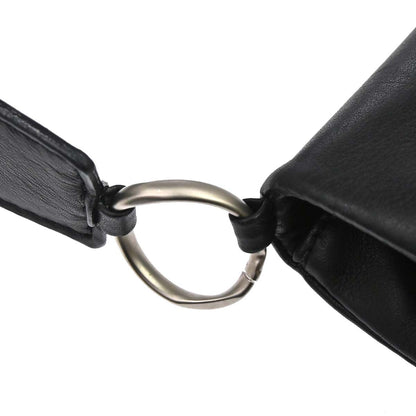 Chanel 2003-2004 Black Lambskin Choco Bar Mademoiselle Lock Handbag