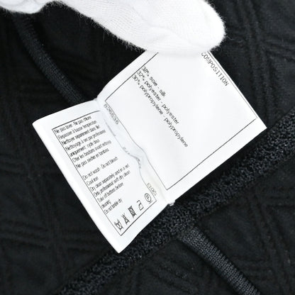 Chanel 2017 Single Breasted Collarless Jacket Black #40