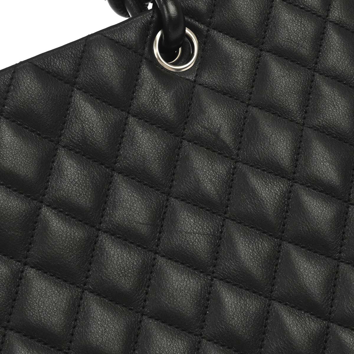 Chanel Black Calfskin Cambon Ligne Tote Handbag