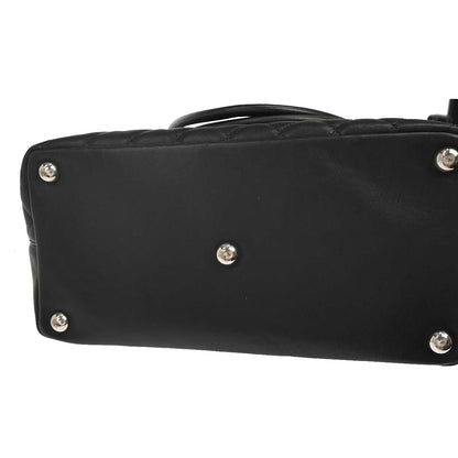Chanel Black Calfskin Cambon Ligne Tote Handbag