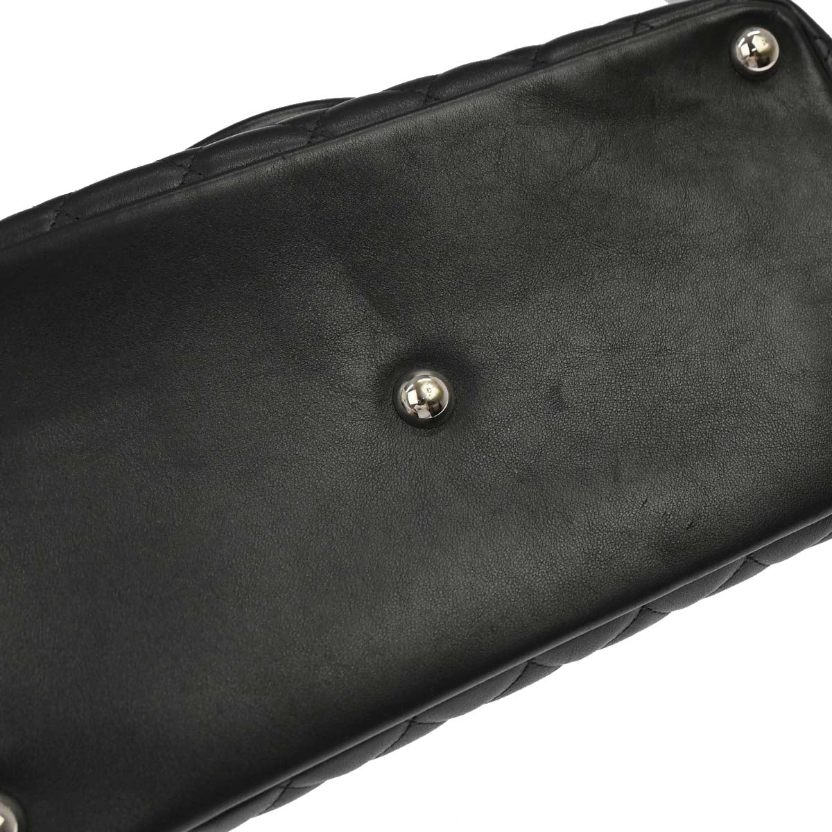 Chanel Black Calfskin Cambon Ligne Tote Handbag