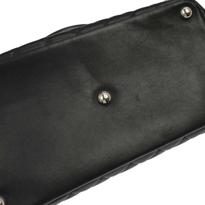 Chanel Black Calfskin Cambon Ligne Tote Handbag