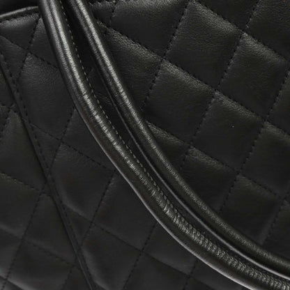 Chanel Black Calfskin Cambon Ligne Tote Handbag