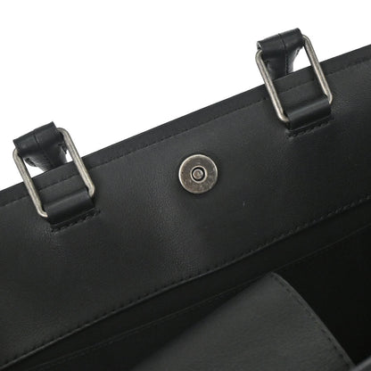 Chanel 2017-2018 Black Calfskin Wild Stitch So Light Tote 2way Shoulder Handbag