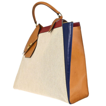 Hermes Natural Toile H Himalaya Handbag