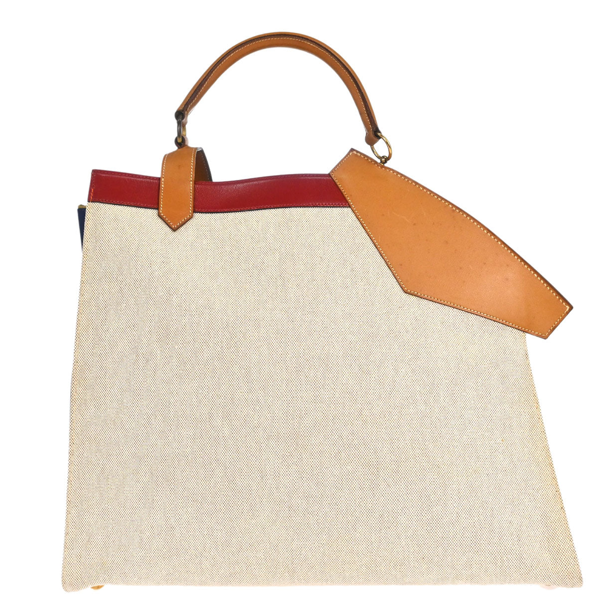 Hermes Natural Toile H Himalaya Handbag