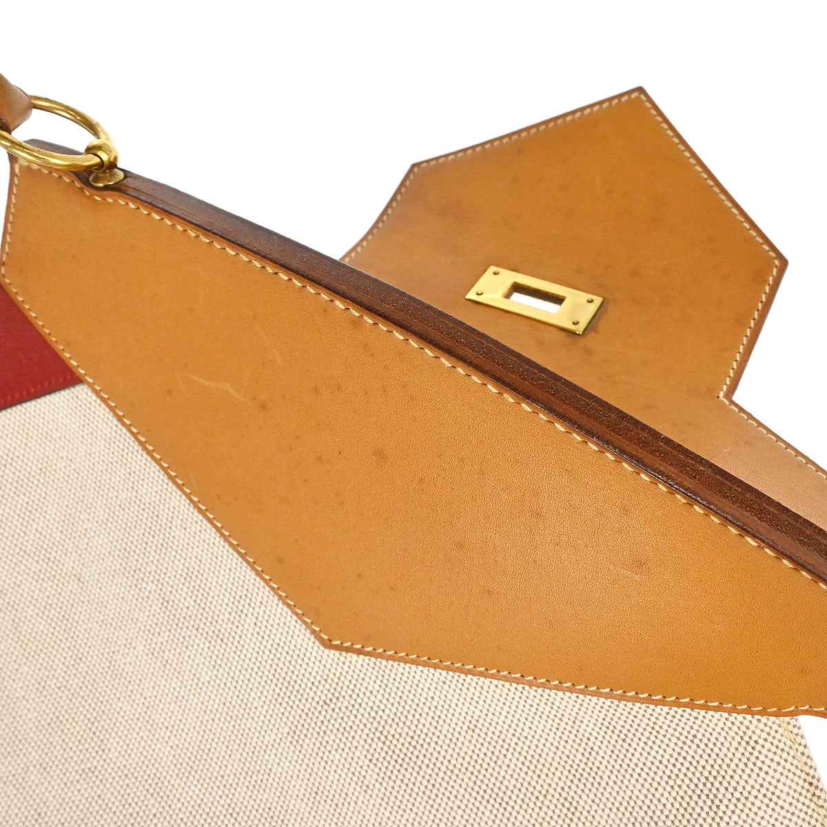 Hermes Natural Toile H Himalaya Handbag