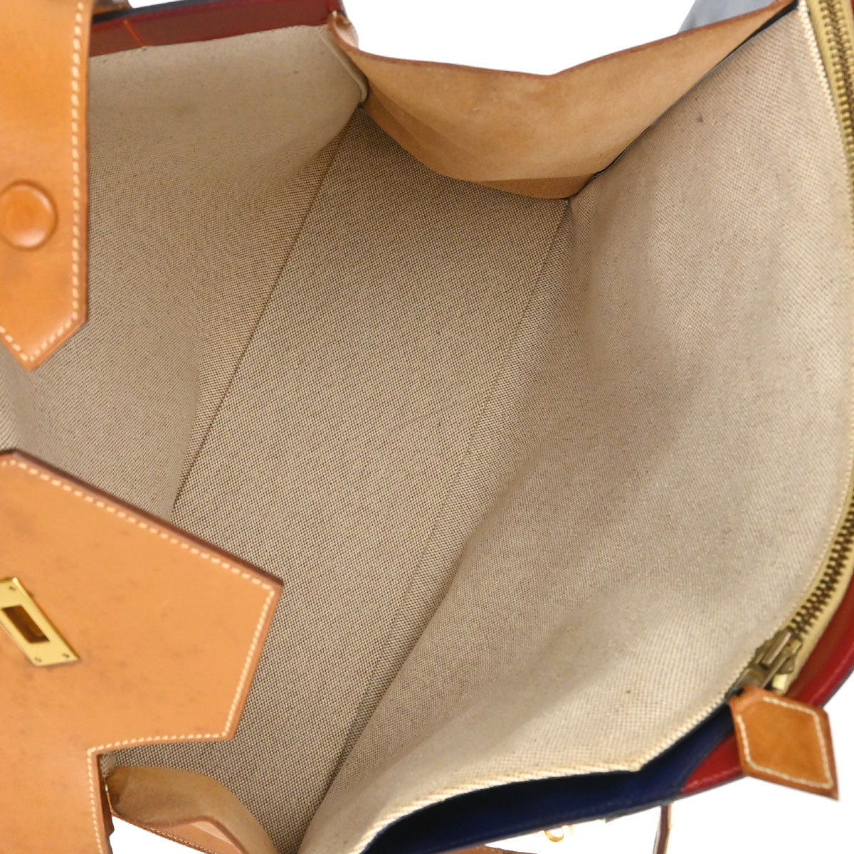 Hermes Natural Toile H Himalaya Handbag