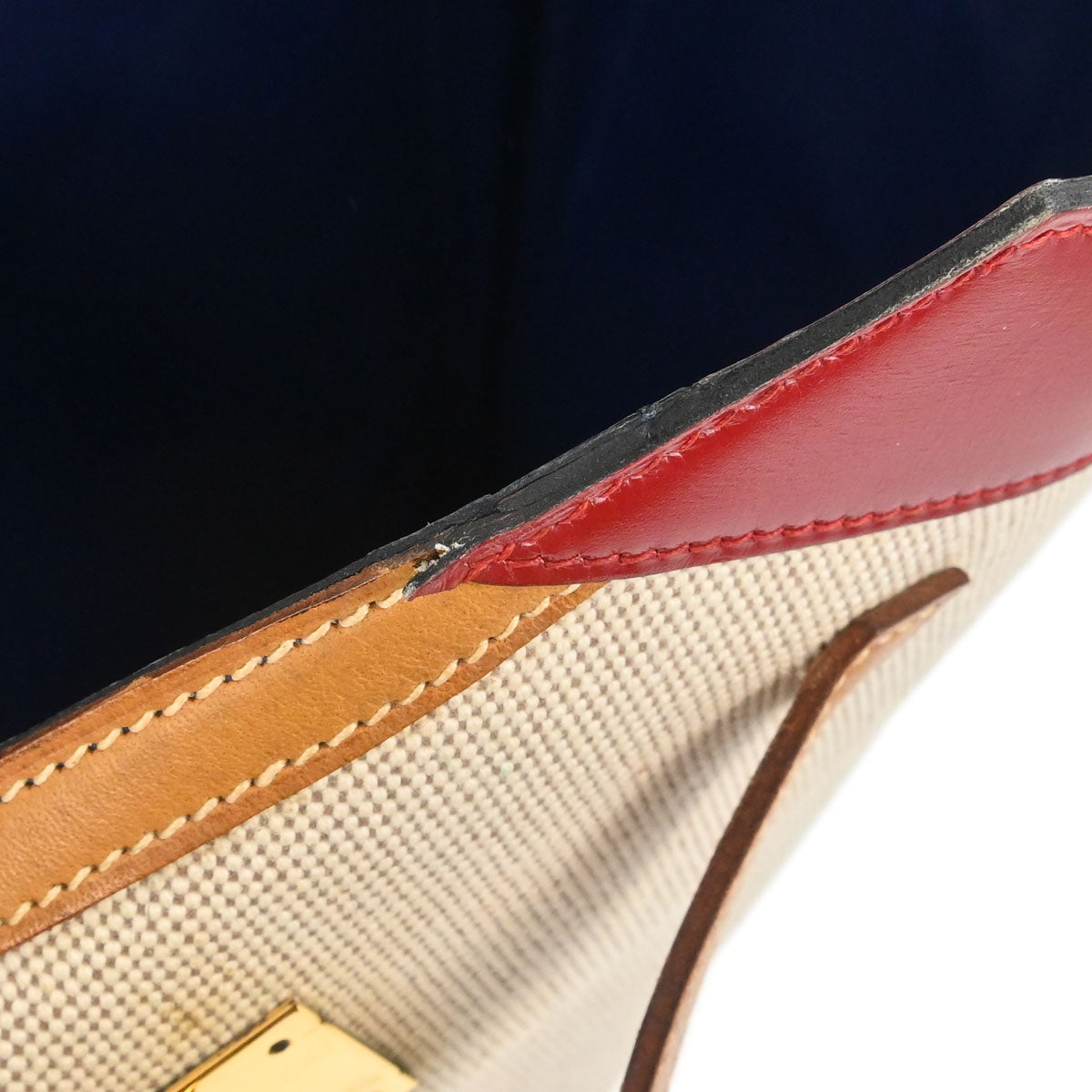 Hermes Natural Toile H Himalaya Handbag