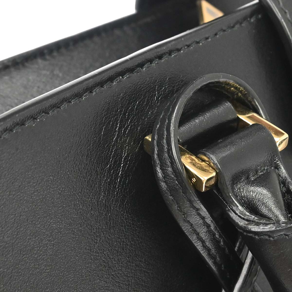 Saint Laurent Black Calfskin Baby Cabas 2way Shoulder Handbag