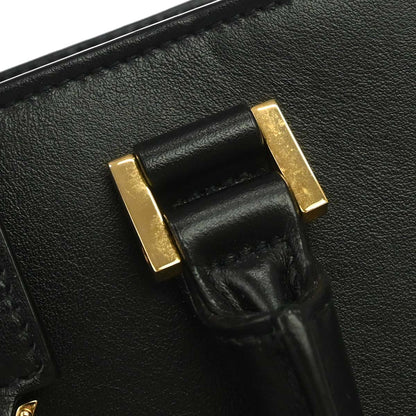 Saint Laurent Black Calfskin Baby Cabas 2way Shoulder Handbag