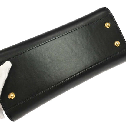 Saint Laurent Black Calfskin Baby Cabas 2way Shoulder Handbag