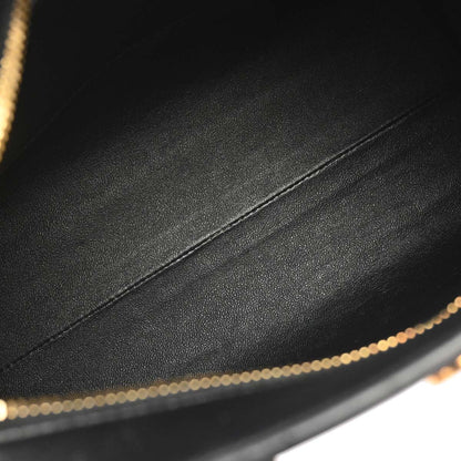 Saint Laurent Black Calfskin Baby Cabas 2way Shoulder Handbag