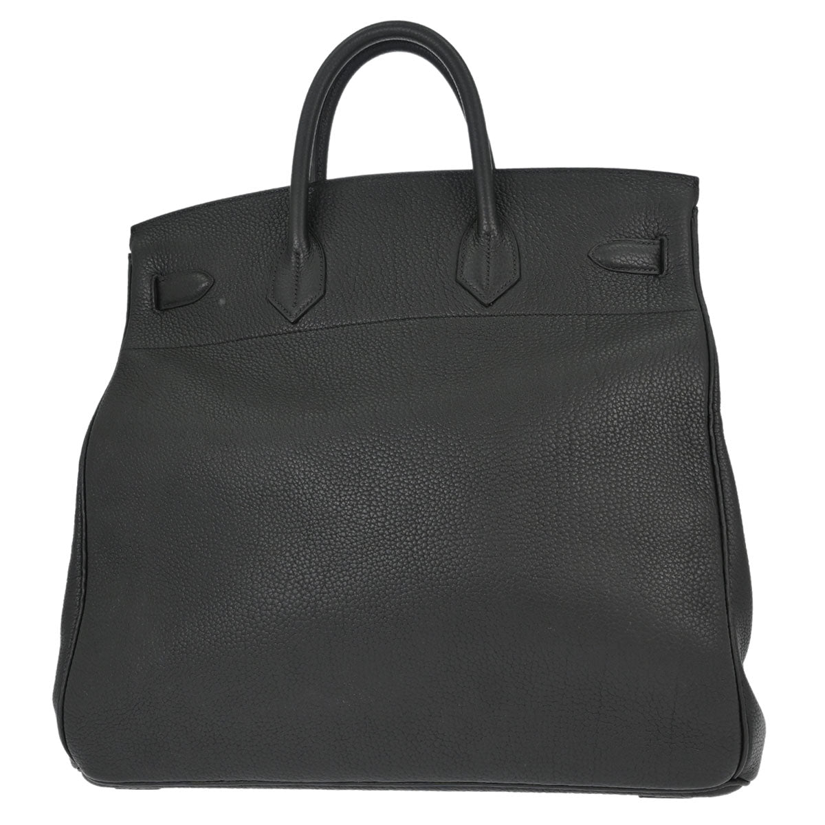 Hermes Black Togo HAC Haut a Courroies 40 Handbag